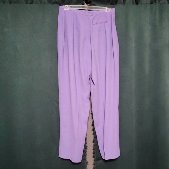 Vintage Harvé Benard Lilac Trousers- Sz 10P - Picture 2 of 3